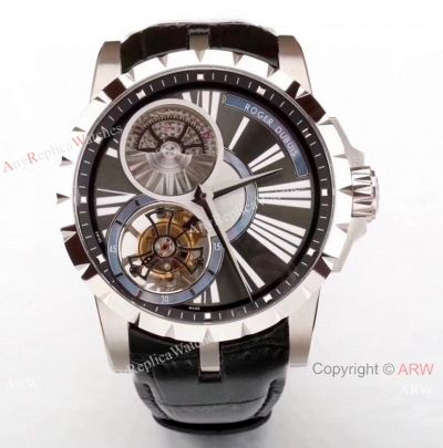 Swiss Copy Roger Dubuis Excalibur Tourbillon RDDBEX0216 Watch 47mm